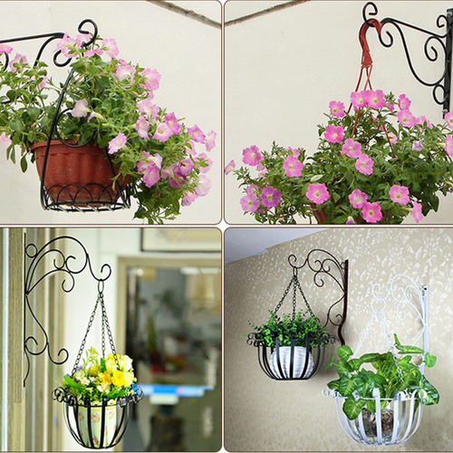 Ganchos De Pared De Hierro Decoive Para Plantas, Comederos P