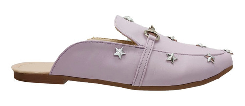 Mules Flats Sandalia Para Mujer Estrella Pastel Elegante 017