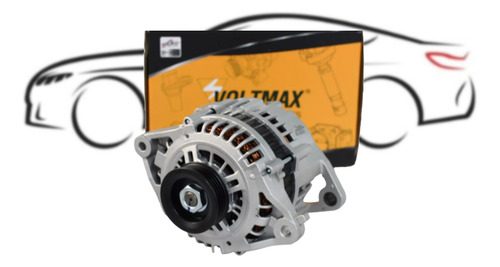 Alternador Tsuru 3 93 - 15 1.6 70a 4 Canales Tipo Hitachi Vo