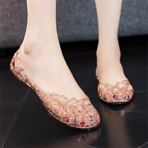 Sandalias Planas O Summer Hollow Out For Mujer, Zapatos Cas