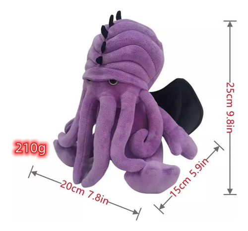 Mjj Nueva Figura De Peluche De Pulpo De Cthulhu Cthulhu