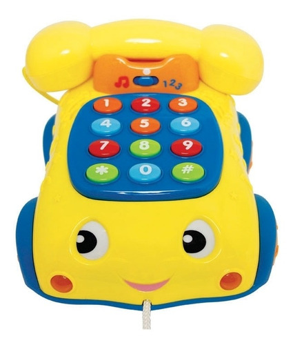 Teléfono Interactivo Aprendizaje P/ Bebé C/ Luces Y Sonidos