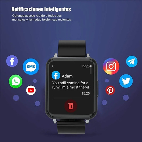 Reloj Deportivo Inteligente T82s Pulsera Bluetooth