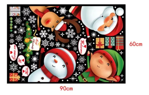 - Adesivos De Janela De Natal De Tamanho Grande