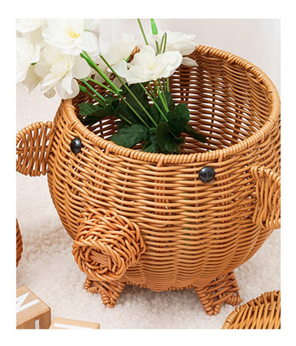 Cesta De Almacenamiento Para Aperitivos, Estilo A 19cmx21cm