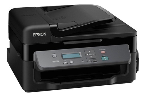 Impresora multifunción Epson WorkForce M200 negra y gris 220V