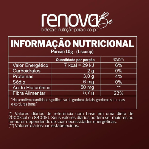 Kit 3 Potes Colágeno Renova Be Verisol Chocolate - Original