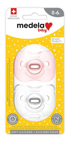 Imagen 7 de 7 de Chupón De Silicona 0/6 Meses (2 Unidades) 101042286 Medela