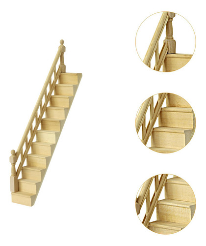 Escaleras En Miniatura A Escala 1:12, Modelo De Escalón