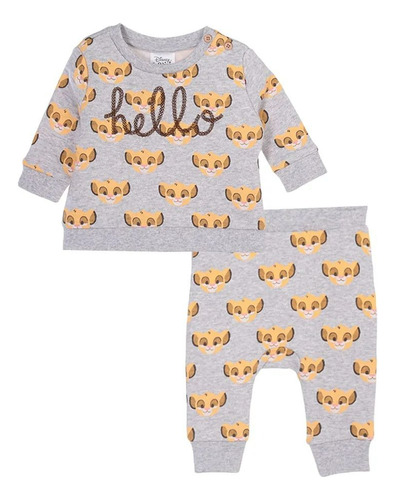 Disney Baby Conjunto Para Bebé Rey León Camisa Y Pantalón