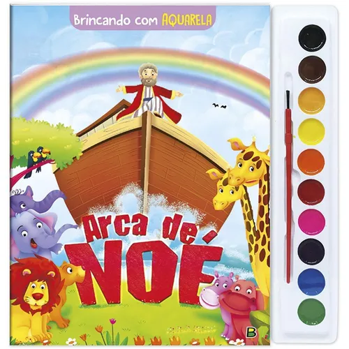 comprar Brincando com Aquarela: Arca de Noé, de Ribeiro, Ana Cristina de Mattos. Editorial Todolivro Distribuidora Ltda. em português, 2020