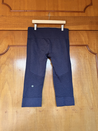 Leggings Deportivos Lululemon Original Capri Talla 8 Azul (Usado)