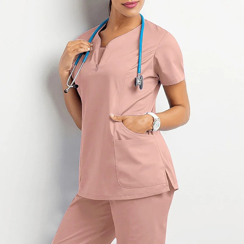 Blusa De Lactancia, Camiseta Médica De Manga Corta Para Médi