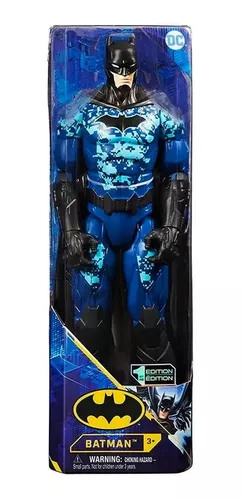 Muñeco Batman Dc Articulado Renacimiento Azul 30 Cm 67800