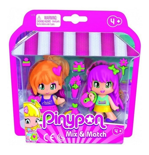 Pinypon Set Figuras Amigas De Shopping Con Accs Jeg 15605