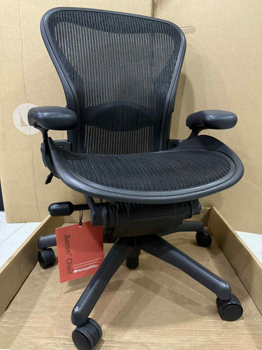 Cadeira Herman Miller Aeron B Clássica Completa + Nf Grafite Nalha (Usado)