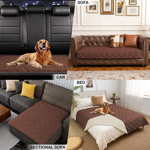 Funda De Cama Impermeable Y Reversible Para Mascotas