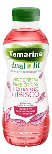 Suplemento Alimentar Tamarine Dual Fit 400ml Sabor Hibisco