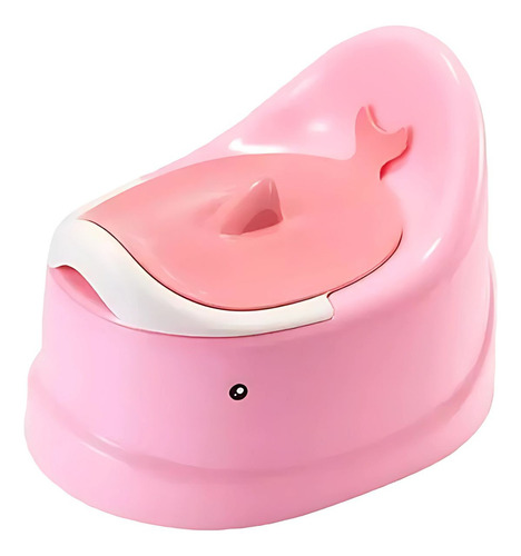 Troninho Infantil Pinico Desfralde Baleia Rosa - Castela