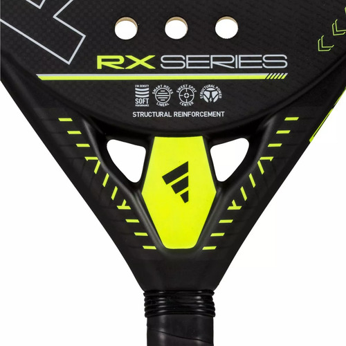 Paleta Padel Adidas Rx Series Lime 3.4 2025 Negro