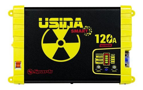 Fonte Carregador Usina Smart 120a Bivolt 14,4v Battery Meter