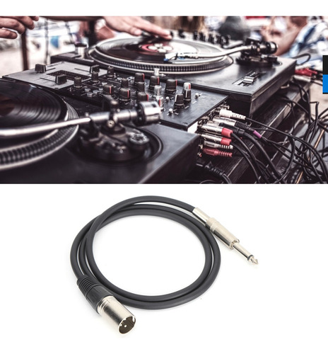 Micrófono De Línea De Micrófono Xlr Macho A Trs De 6,35 Mm