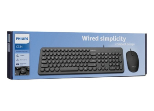 Combo Teclado Y Mouse Philips C334