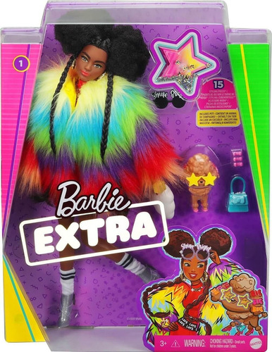 Barbie Fashionista, Extra Abrigo De Arcoiris