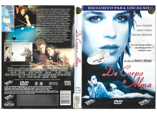 Dvd - De Corpo E Alma - Neve Campbell E James Franco (Usado)
