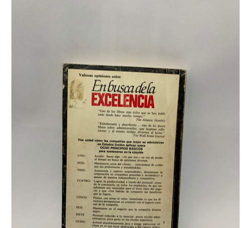 En Busca De La Excelencia Thomas Peters (Usado)