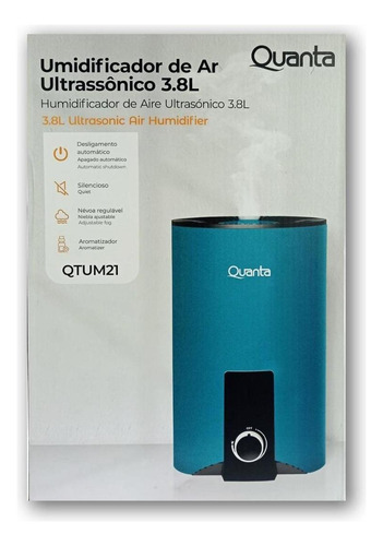 Humidificador de aire Bivolt Quanta Qtum21 de 3.8 litros