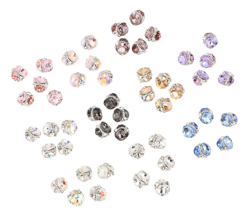 Diamantes De Imitación Para Decoración De Uñas, 50 Unidades,