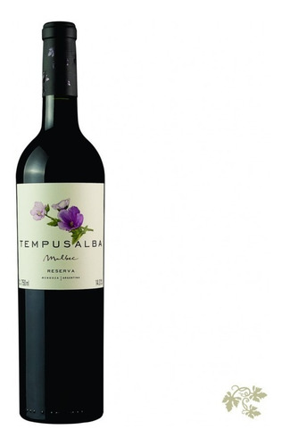 Vino Tempus Alba Malbec 2018 750 Ml Caja X 6