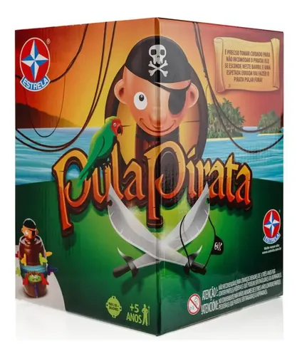 Estrela Jogo Pula Pirata - Brinquedos Estrela