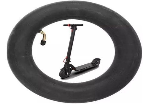 Camara Reforzada Valvula Curva 90° Scooter 10x2 Tipo Xiaomi 