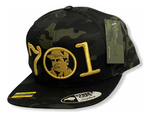 Gorra Yupoong El 701 Chapo Snapback Multicam Negro