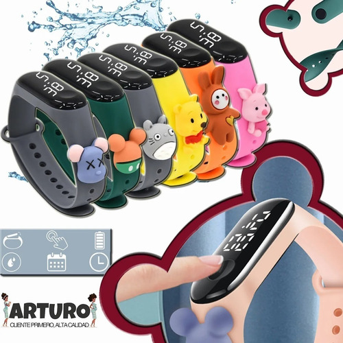 Estudiantil Led Banda De Acero Smartwatch Electrónico 20pcs