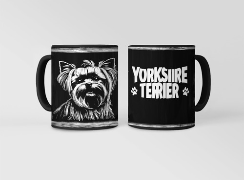Taza Mágica Mascota Yorkshire Terrier Encanto Y Vivacidad