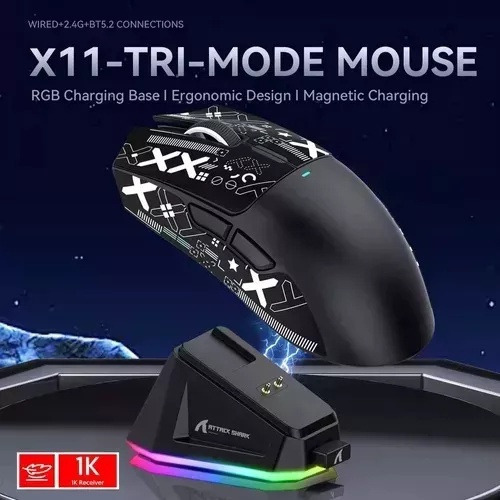 Ratón Inalámbrico Para Juegos Attack Shark X11 De 59 G Con C
