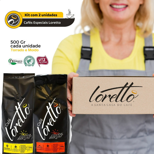 Café Gourmet Moido 500g Loretto Especial Torra Media 2 Und