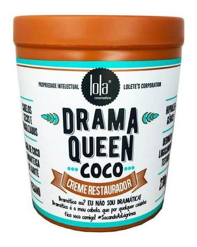 Máscara Drama Queen Coco Lola Cosmetics Restaurador 230g