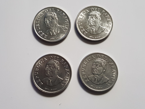 Monedas X 8 Paraguay 1975 1 Y 10 Guaranies Lote X 8 (Usado)
