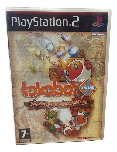 Tokobot Plus Mysteries Of The Karakuri Com Capa E Pôster Ps2