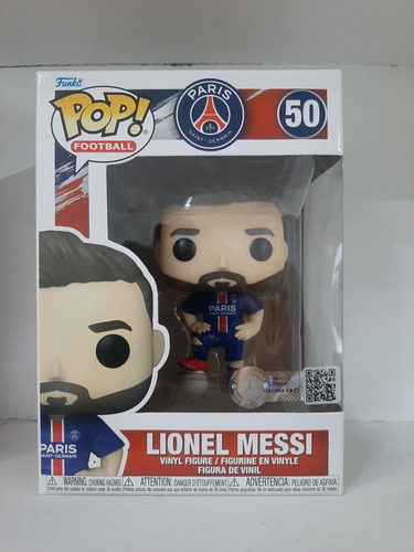 Funko Pop! Football Paris Saint Germain Lionel Messi 50