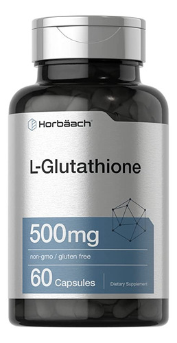 L-glutatión 500mg 60 Capsulas Horbaach