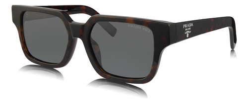 Prada Spr 03zs 2au-08g Square Shape Tortoise Polarized (Usado)