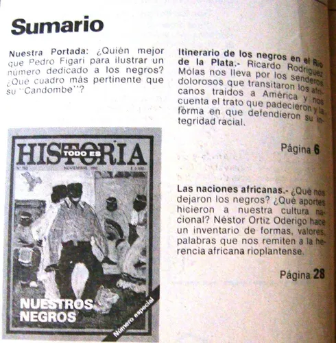 Nuestros Negros Rio De La Plata Todo Es Historia Candombe Et