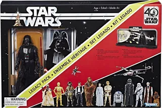 Star Wars Set Legado 40 Aniversario Black Series Darth Vader