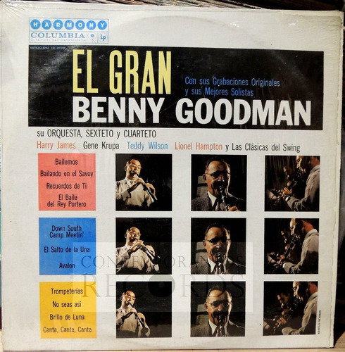 El Gran Benny Goodman Con Sus Grabaciones Originales (vinyl)