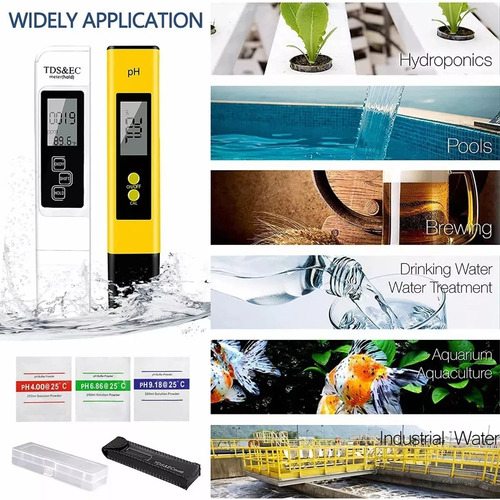 Medidor De Ph+tds+ppm,kit De Prueba De Suelo De Jardín 3en1